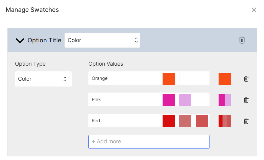 [V7] How To Create Color Swatches - Help Center